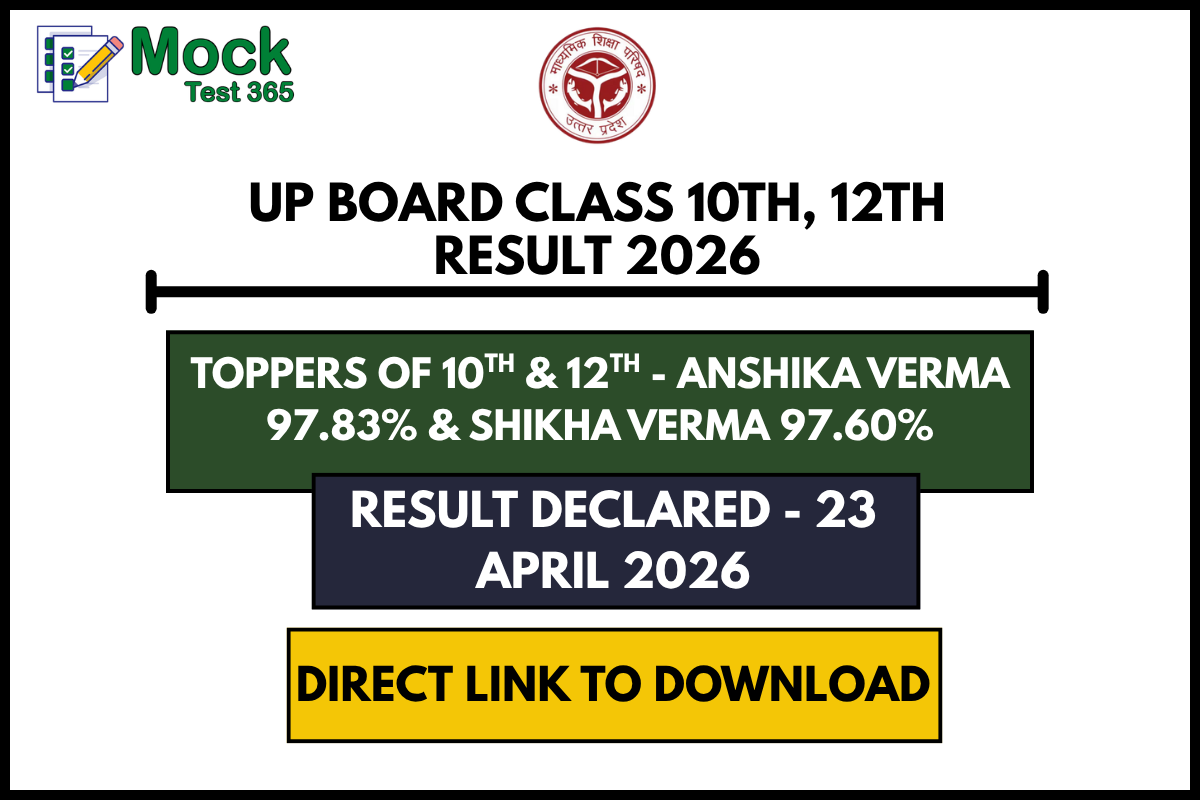 UP Board Class 10th, 12th Result 2026